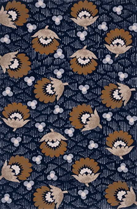 CHINTZ Marineblau