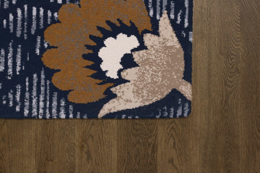 CHINTZ Marineblau