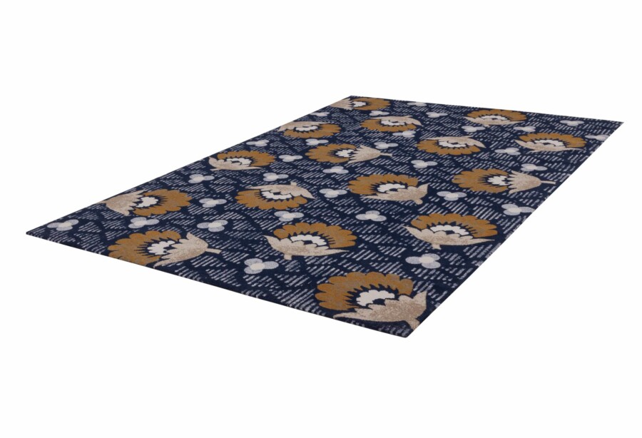 CHINTZ Marineblau